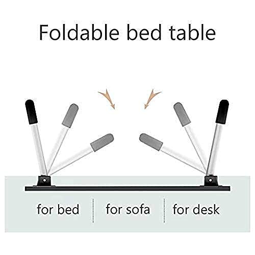 7853 FOLDABLE BED STUDY TABLE PORTABLE MULTIFUNCTION LAPTOP TABLE LAPDESK FOR CHILDREN BED FOLDABLE TABLE WORK OFFICE HOME WITH TABLET SLOT & CUP HOLDER 