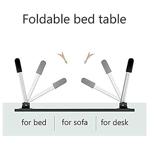 7856 FOLDABLE BED STUDY TABLE PORTABLE MULTIFUNCTION LAPTOP TABLE LAPDESK FOR CHILDREN BED FOLDABLE TABLE WORK OFFICE HOME WITH TABLET SLOT & CUP HOLDER 