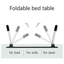 7854 FOLDABLE BED STUDY TABLE PORTABLE MULTIFUNCTION LAPTOP TABLE LAPDESK FOR CHILDREN BED FOLDABLE TABLE WORK OFFICE HOME WITH TABLET SLOT & CUP HOLDER 