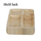 3220 Disposable Square Shape Eco-friendly Areca Palm Leaf Plate (10x10 inch) (pack of 25) - 