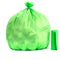 1581 Green Compostable Corn Starch Garbage Bags (17" x 19") (Pack of 30)