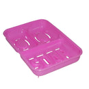 3654 3 in 1 Plastic Soap Box for Bathroom and Sink Organizer (Multicolour)