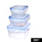 3657 Multipurpose Airtight Food Storage Containers (Set of 3 pcs)