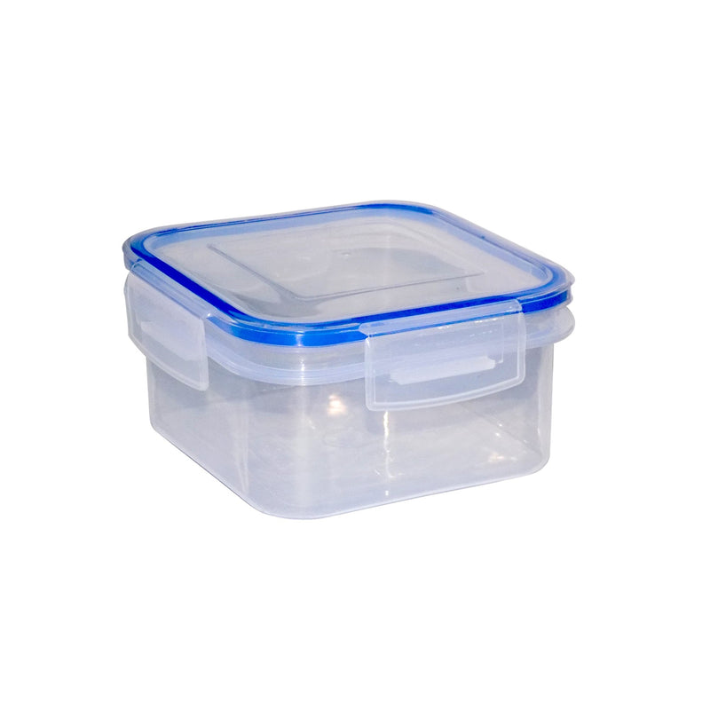 3682 Plastic Airtight Locked Food Storage Containers For Kitchen (600ml) (multicolour)