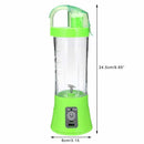 0739 Portable Blender Juicer Cup USB Rechargeable Electric Automatic Vegetable Juicer Cup Lemon Orange Maker Mixer Bottle Drop 380ml
