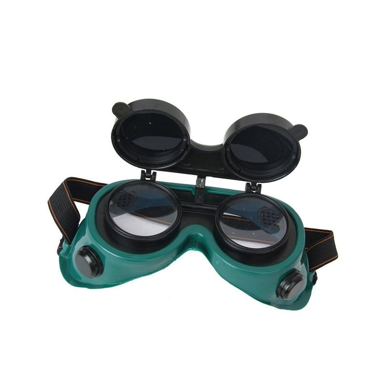 0417 Welding Goggles (Dark Green, Large)