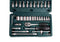 0452 -46pcsMetal 1/4" Socket Set (Black, 46pcs)