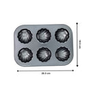 7076 6 slot Non-Stick Muffins Cupcake Pancake Baking Molds Tray 