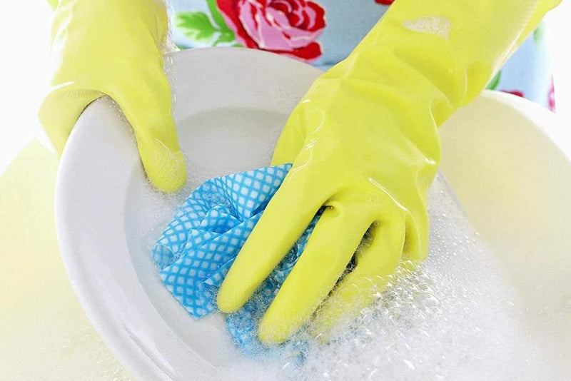 0678 Multipurpose Rubber Reusable Cleaning Gloves - 