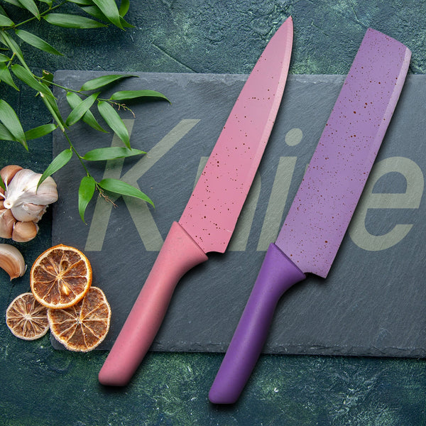 2948 Corrugated 6Pc Kitchen Knife Set Professional Box Knife Set 6 Piece Forged Kitchen Knives with Box. 