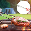 2984 Kitchen Baking BBQ Heat Resistant Cooking Food Clip with Silicone Tips Tong 1pc. 