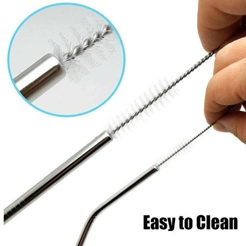 0578 Stainless Steel Straw Cleaning Brush Drinking Pipe, 23mm 1 pcs