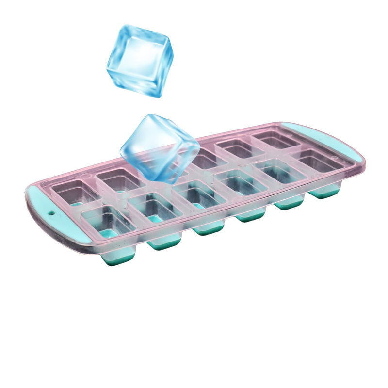 7170   12 Grid Silicon Ice cubes Making Tray Food Grade Square Ice Cube Tray | Easy Release Bottom Silicon Tray 