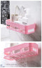 1094 Plastic Inter Design Bathroom Kitchen Organize Shelf Rack Shower Corner - 