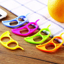 187 Kitchen Plastic Orange Citrus Peelers, Slicer, Cutter