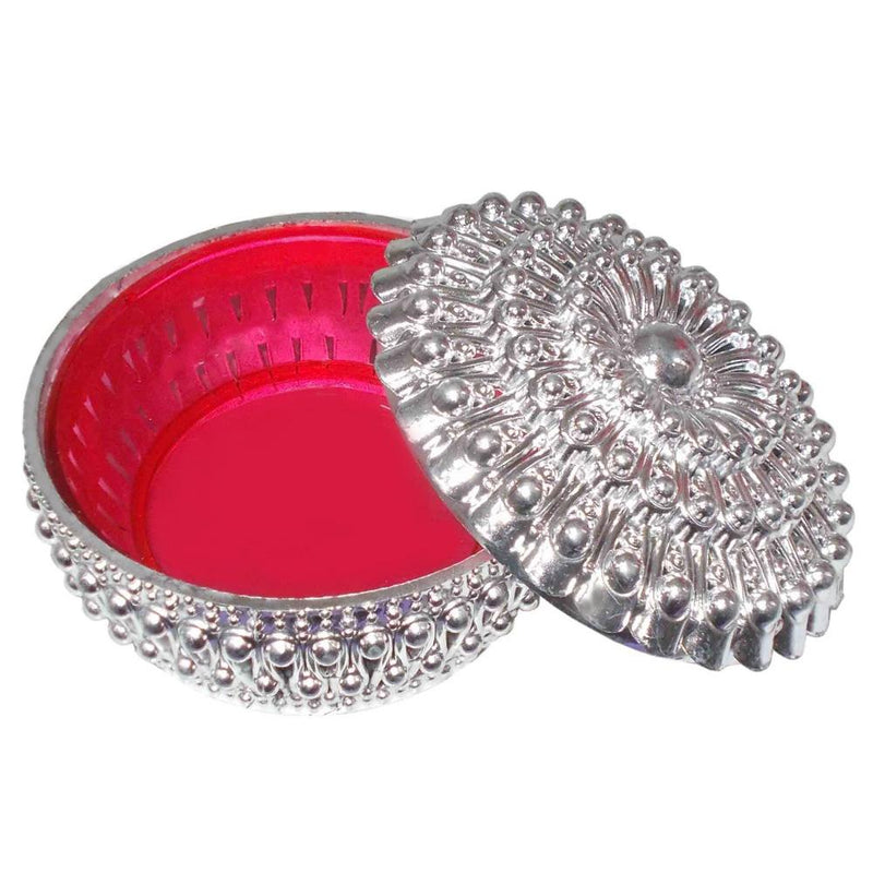 2217 Decorative Bowl with Lid for Candy Box, Dry Fruit Box - DeoDap