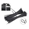 3139 6Inch Nylon Self Locking Cable Ties, Heavy Duty Strong Zip Wire Tie. Pack of 100 - Black. 