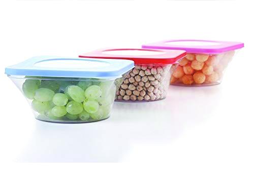 0734 Airtight Kitchen Food Storage Multi Use Containers 4pc (700 ml)