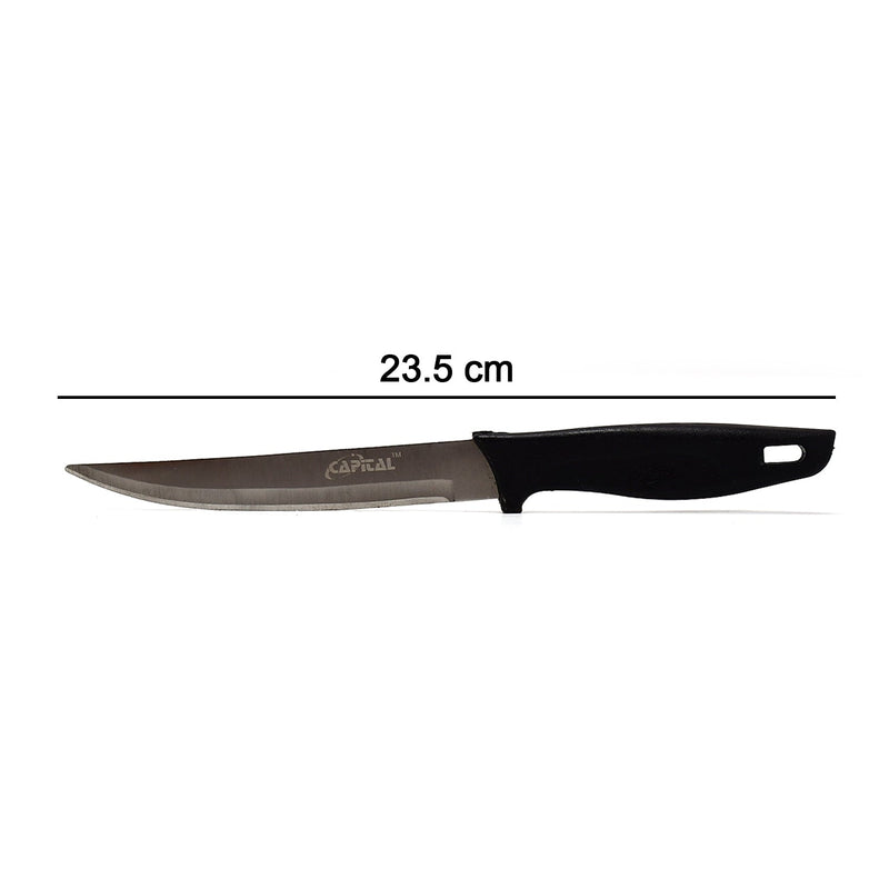 2396 Stainless Steel knife and Kitchen Knife with Black Grip Handle (23.5 Cm ) 