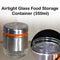 2367 Reusable Airtight Glass Food Storage Container (350ml) - 