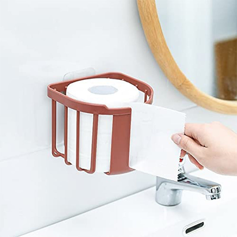 9107 Toilet Roll Holder, Toilet Paper Holder Hanger for Bathroom and Kitchen 