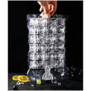 2905 Disposable Ice Cube Bags, Stackable Easy Release Ice Cube Mold Trays Self-Seal Freezing Maker, Cold Ice Pack Cooler Bag for Cocktail Food Wine 