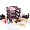 4767 Mini 3 Layer Drawer Used for storing makeup equipments and kits used by womens and ladies.