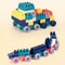 3920 200 Pc Train Candy Toy used in all kinds of household and official places specially for kids and children for their playing and enjoying purposes.  