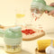 2284 4 in 1 Handheld Electric Vegetable Cutter Set, Multifunction Mini Chopper Food Processor, Wireless Electric Garlic Mud Masher, for Garlic, Chili ,Onion, Ginger 