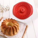 4755 Nonstick Silicone Cake Pan, Nonstick Fluted Cake Mould