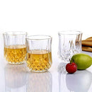 2341 Heavy unbreakable Stylish look fully Transparent Plastic Glasses Set 315ml (6pcs) - 