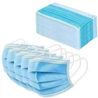 1388 Disposable Ear Loop Elastic Face Mask (100 Pc) - 