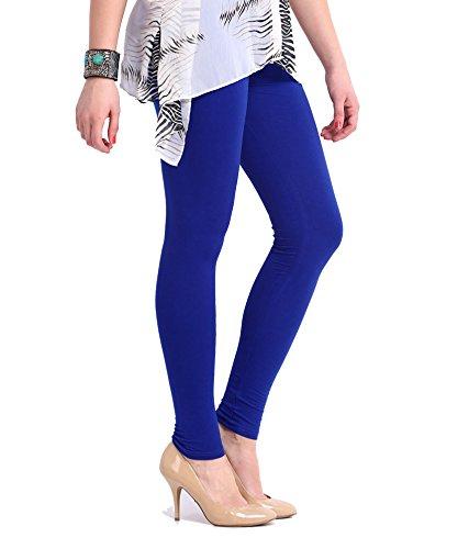 BK Cotton Lycra Legging BK00021MCLSQ | Blue | Solid Color | High elasticity comfortable Ankle Length |Size 30 to 40