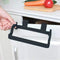 1169 Kitchen Plastic Garbage Bag Rack Holder ( Black Color ) - 