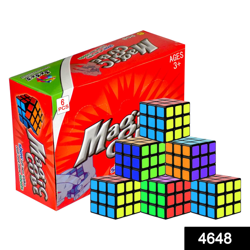 4648 High Speed Multicolor Cube (pack of 6) - Your Brand