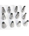 0836 12 Piece Cake Decorating Set of Measuring Cup Oil Basting Brush - DeoDap