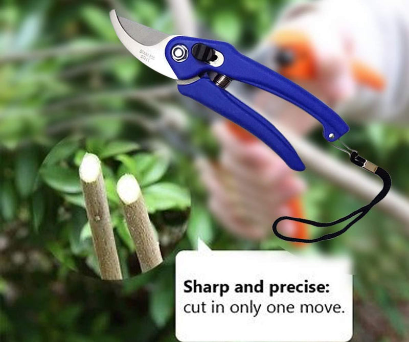 Gardening Combo - Flower Cutter (Hedge Shears) & Household/Garden Scissor