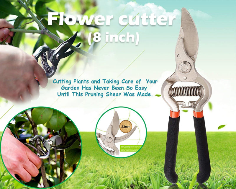 Opencho Gardening Tools - Gardening Gloves and Flower Cutter/Scissor/Pruners
