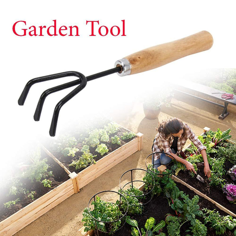 Gardening Combos Tool kit - Hand Cultivator, Small Trowel, Garden Fork with Gardening Reusable Gloves