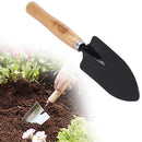 Opencho Gardening Tools - Falcon Gloves, Flower Cutter/Scissor & Garden Tool Wooden Handle (3pcs-Hand Cultivator, Small Trowel, Garden Fork)