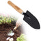 Gardening Tools - Reusable Rubber Gloves, Pruners Scissor(Flower Cutter) & Garden Tool Wooden Handle (3pcs-Hand Cultivator, Small Trowel, Garden Fork)