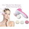 0340 -5-in-1 Smoothing Body & Facial Massager (Pink)