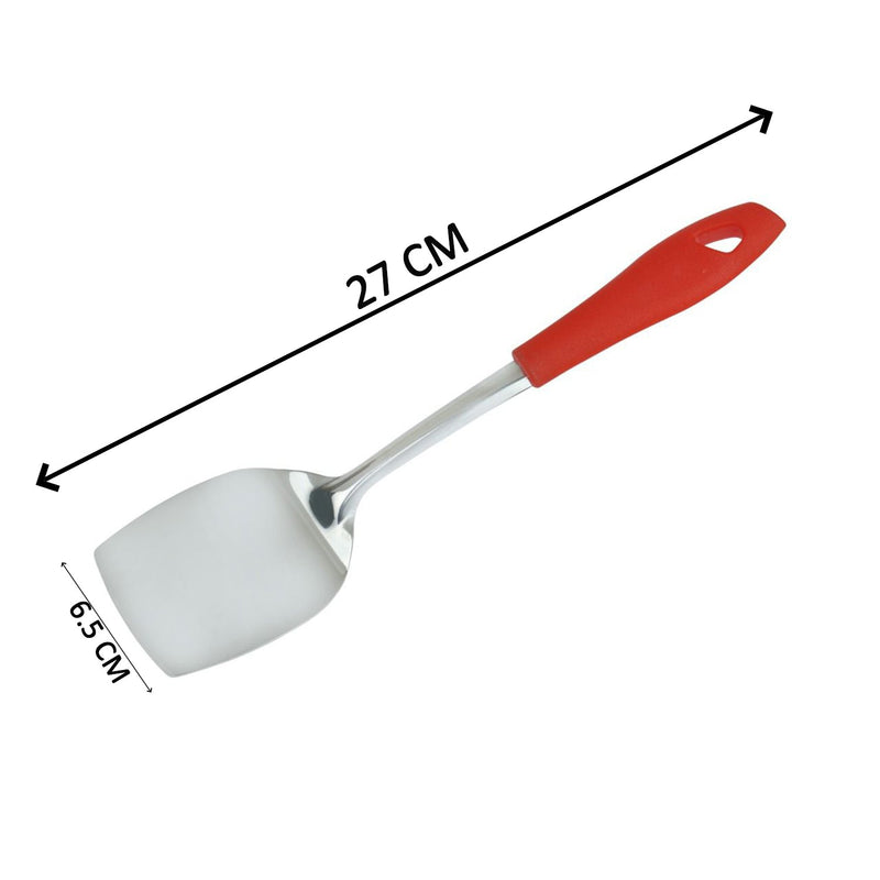 2701 6 Pc SS Serving Spoon With stand used in all kinds of household and kitchen places for holding spoons etc.  