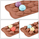 0742_Silicon Chocolate Molds, Candy Making Silicone Molds, Mini Baking Molds (Random Design 1 unit)