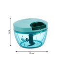 2054 3 BLADE MANUAL GREEN FOOD CHOPPER, COMPACT & POWERFUL HAND HELD VEGETABLE CHOPPER. 