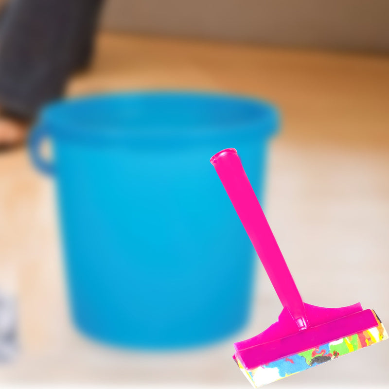 3432 Premium Quality Foam Plastic Handle Bathroom Floor Cleaning Wiper