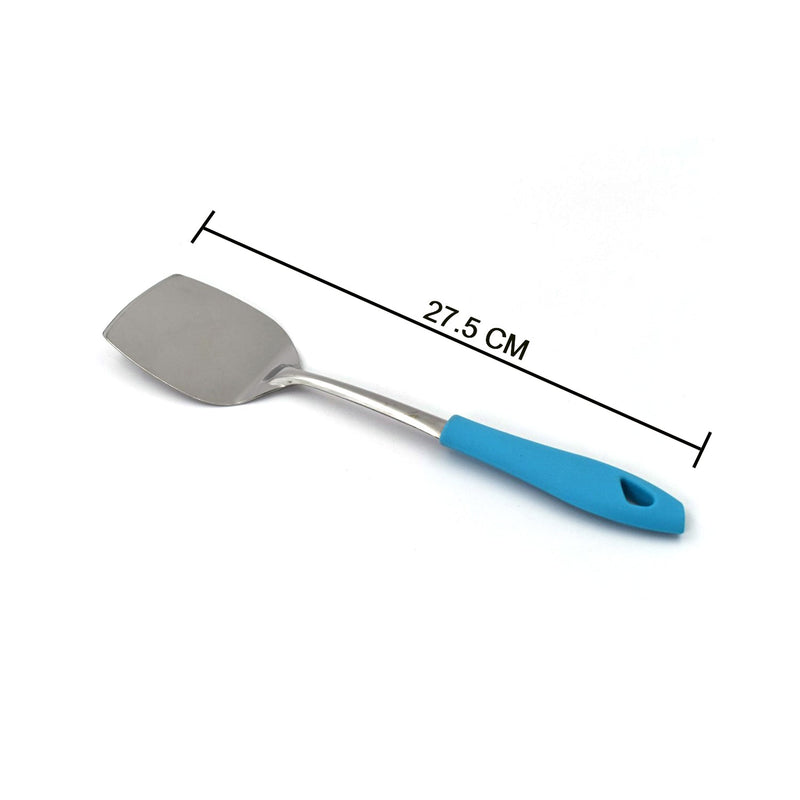 7041 SS Flat Serving Spoon N1 used in all kinds of household and official kitchen places for serving and having food stuffs and items.  