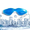 Plastic Cooling Gel Eye Mask with Stick-on Straps (Multicolour)