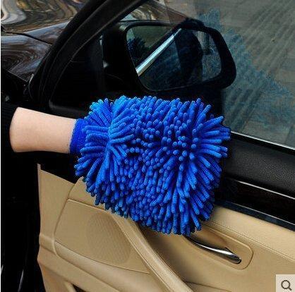 0711 Single sided microfiber hand glove duster (loose packing)