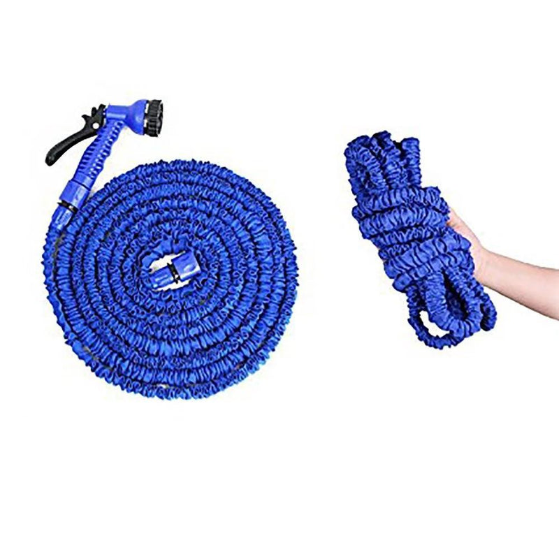 502 -50 Ft Expandable Hose Pipe Nozzle For Garden Wash Car Bike With Spray Gun